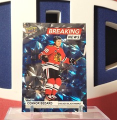 Connor Bedard 2024-25 - Breaking News #BN-4 Upper Deck Series 1